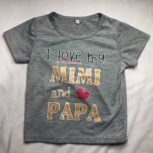 I Love My Mimi and Papa Cute Shirt Sleeper Baby Clothes Unisex 1-2 Year